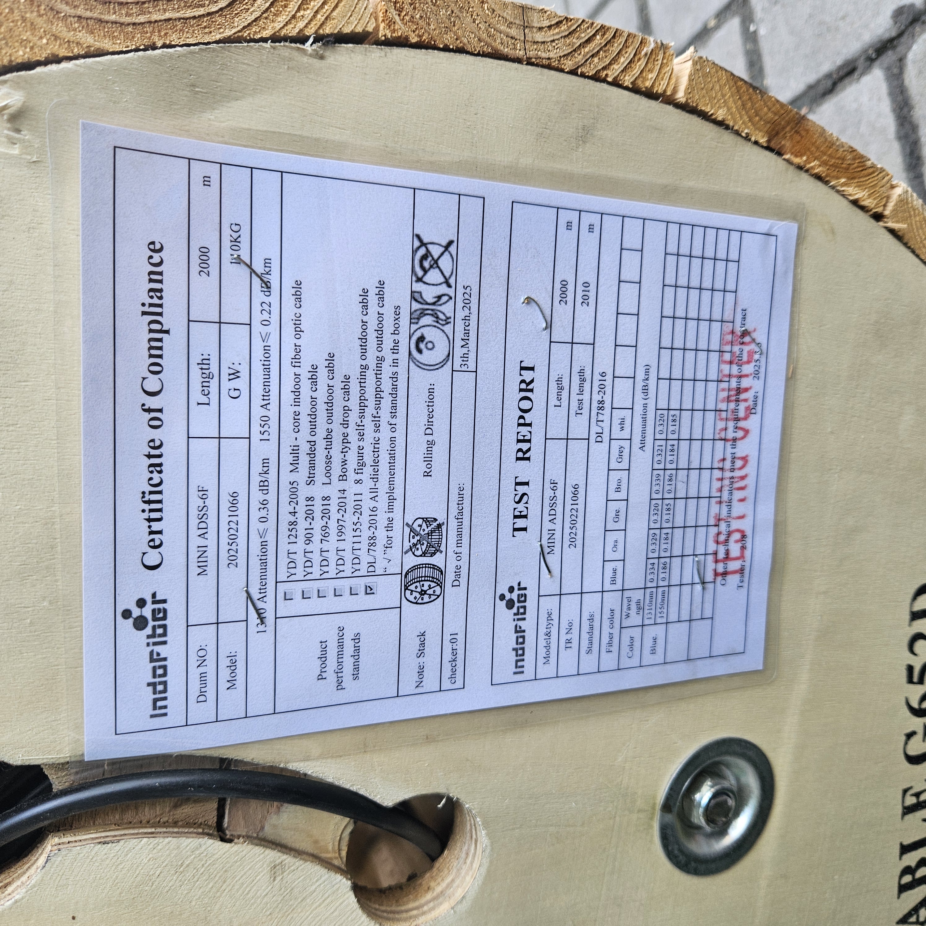 Mini Adss 6 Core Indofiber