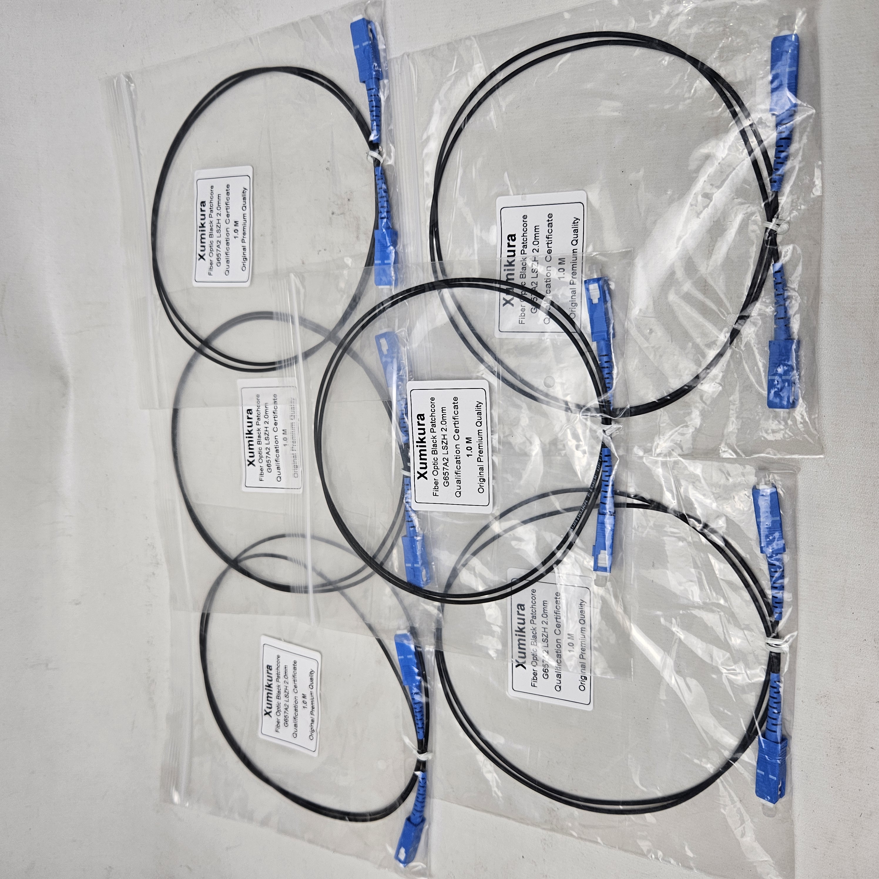 Patchord 1m 2mm Xumikura black